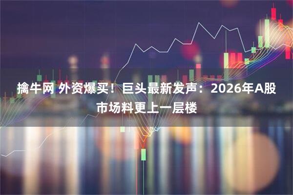 擒牛网 外资爆买!巨头最新发声:2026年A股市场料更上一层楼